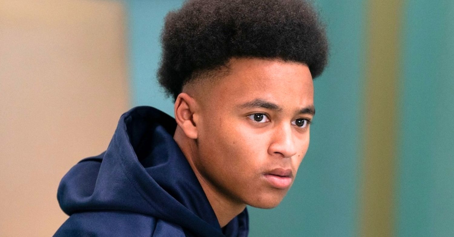 Denzel looks worried in EastEnders (Credit: BBC/Composite: ED!)