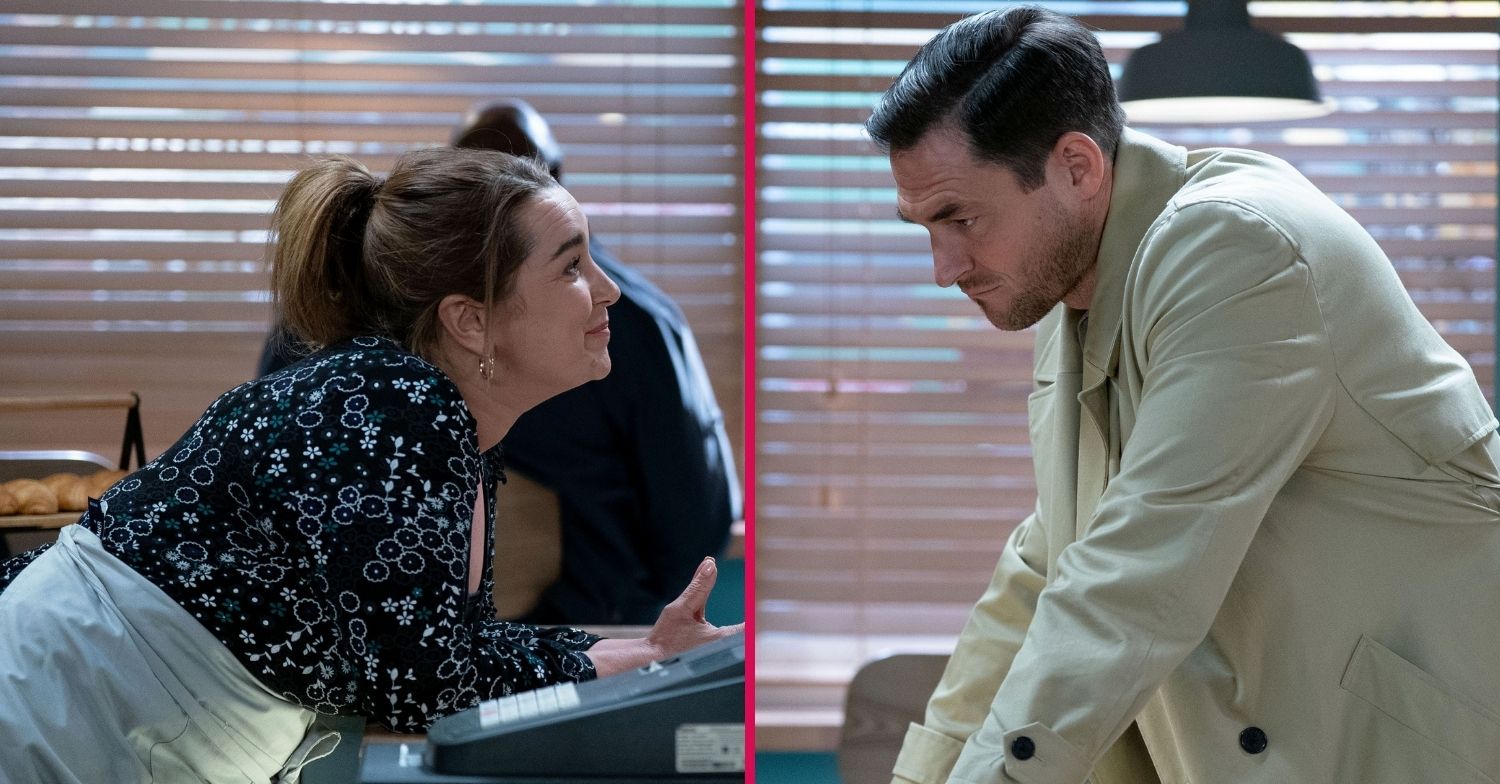 Composite image of Vicki and Zack on EastEnders (Credit: BBC/Composite: ED!)