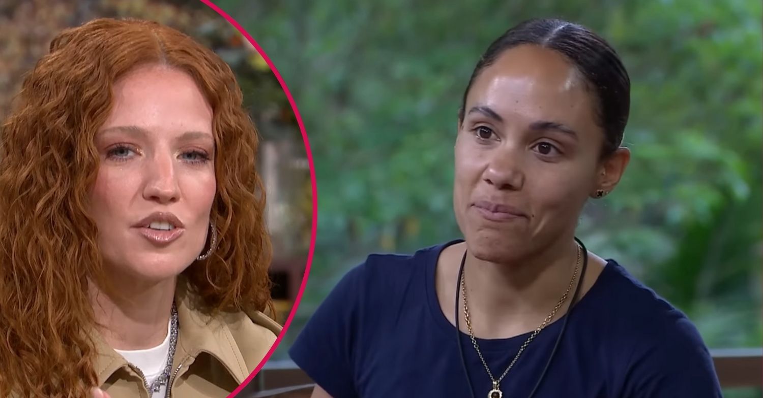 Alex Scott and Jess Glynne