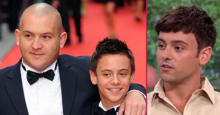 Tom Daley and his dad
