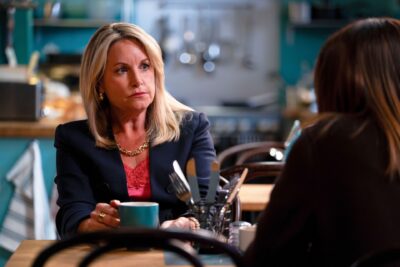 Sam talks to Denise on EastEnders