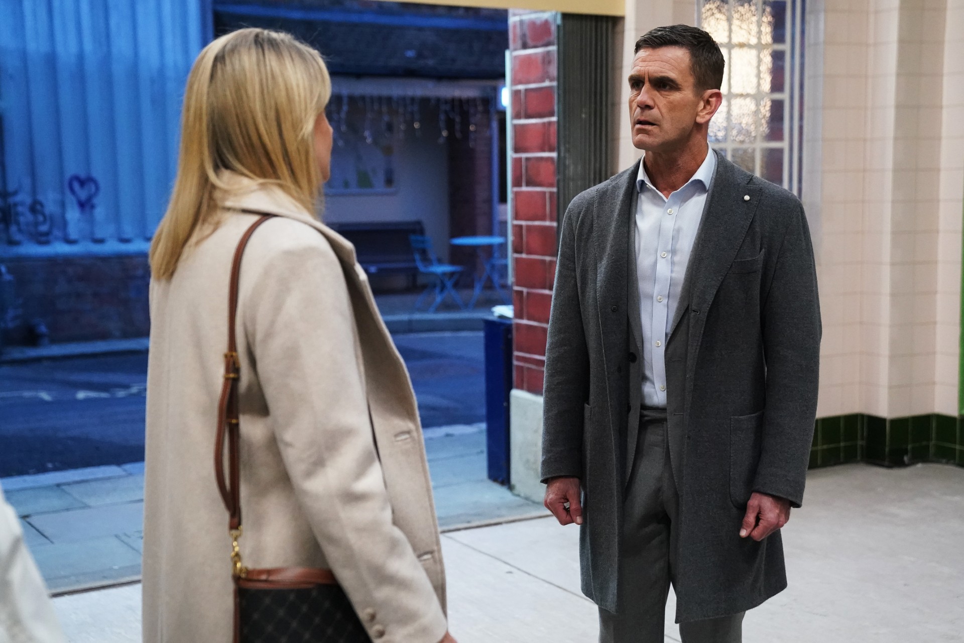 Jack and Sam talk in EastEnders