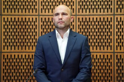 Teddy on trial in EastENders