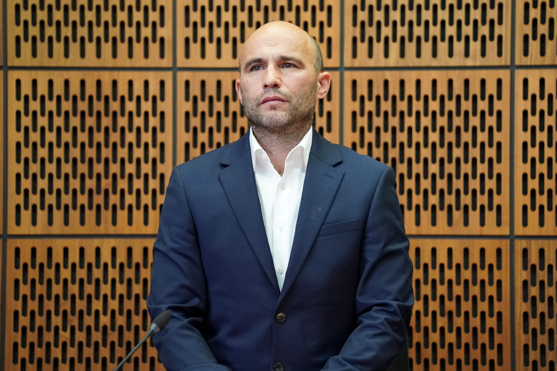 Teddy on trial in EastENders