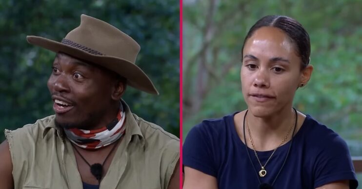Eddie Kadi and Alex Scott on I'm A Celebrity