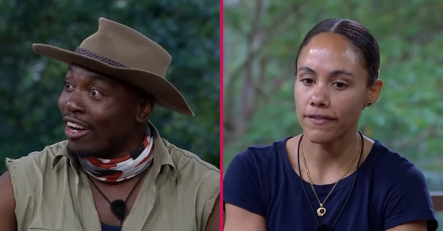 Eddie Kadi and Alex Scott on I'm A Celebrity