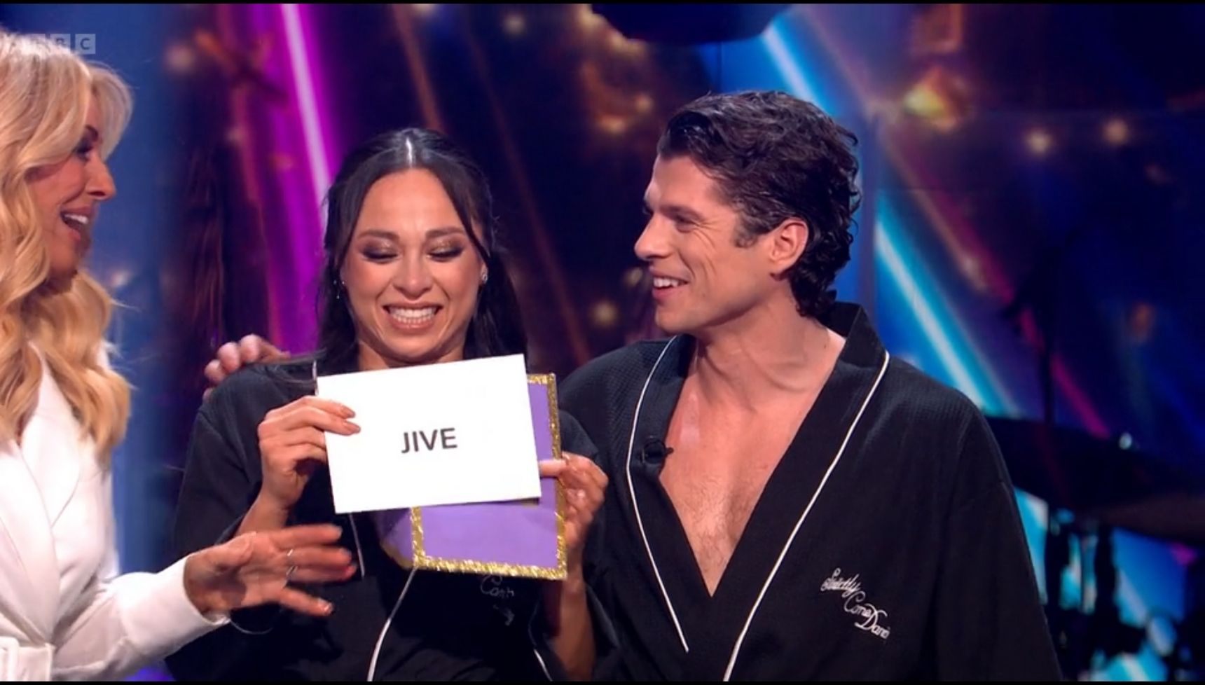 Katya Jones and Lewis Cope on Strictly