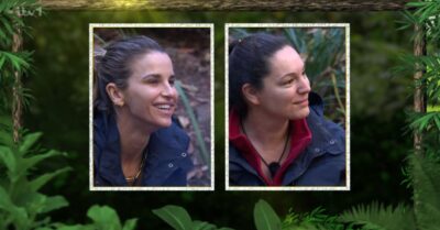 Vogue Williams and Kelly Brook on I'm A Celebrity
