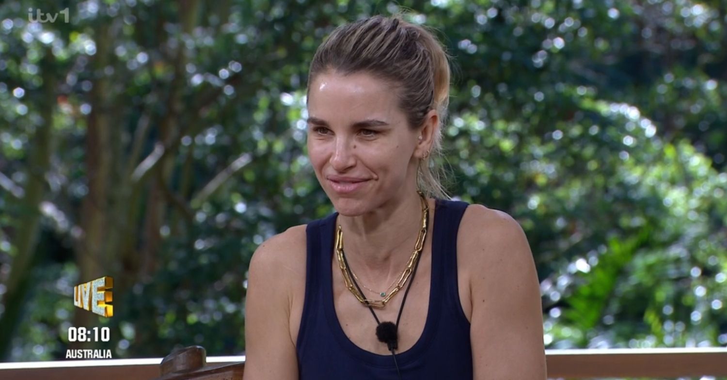 Vogue Williams during I'm A Celebrity exit interview