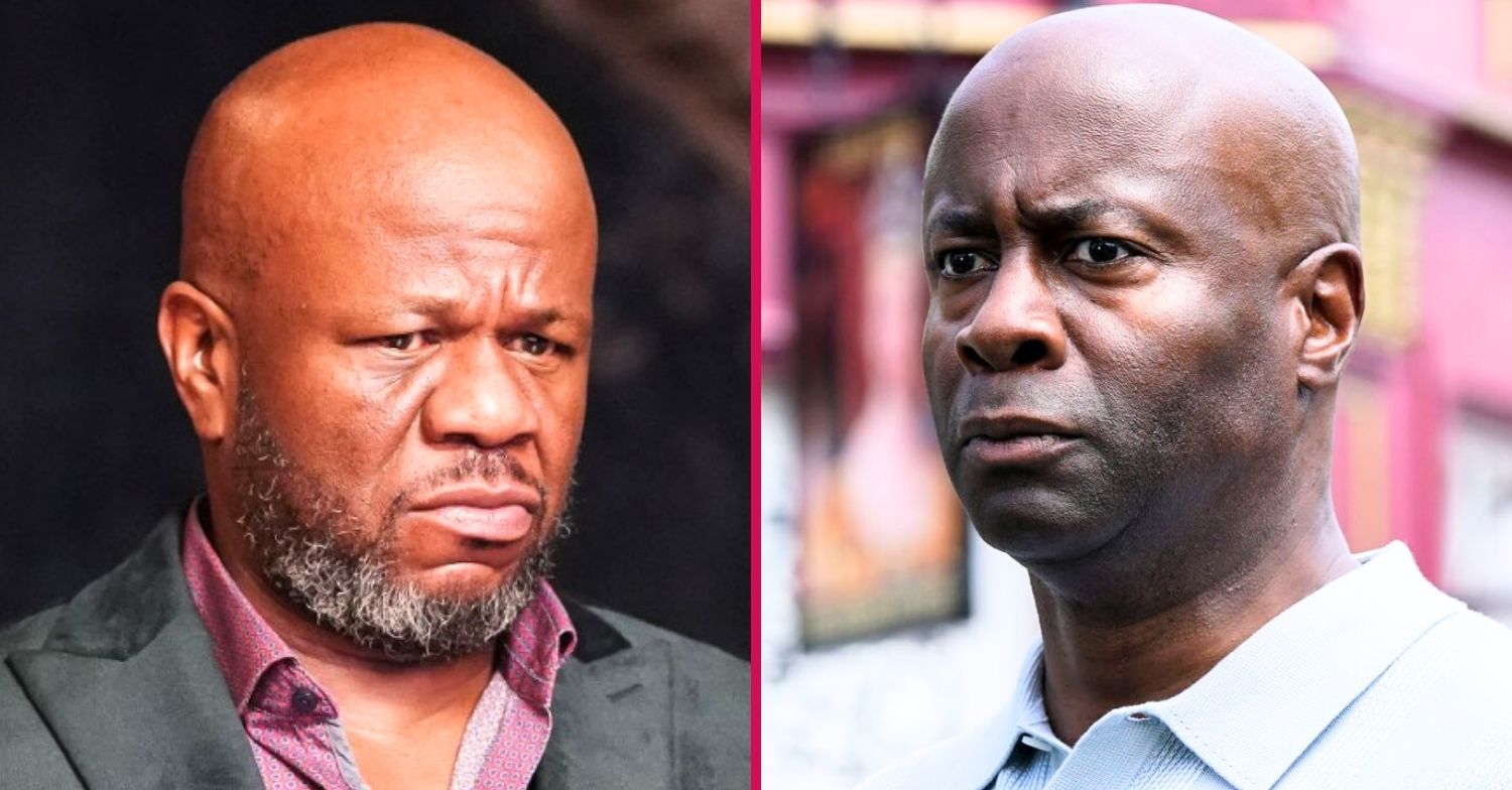 Composite image of Howie and Anthony in EastEnders (Credit: BBC/Composite: EI)