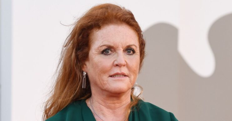 Sarah Ferguson on the red carpet