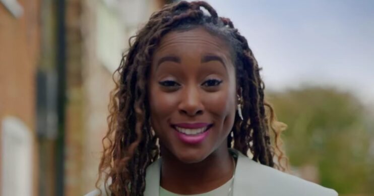 Scarlette Douglas smiling