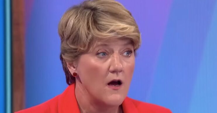 Clare looking shocked