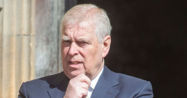 Andrew Mountbatten-Windsor at Royal Family Easter service