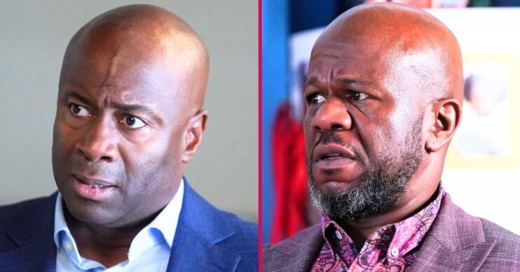 Composite image of Anthony and Howie on EastEnders (Credit: BBC/Composite: ED!)