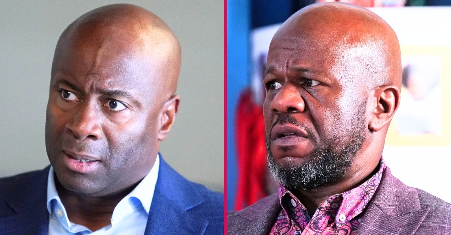 Composite image of Anthony and Howie on EastEnders (Credit: BBC/Composite: ED!)