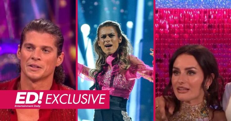 Lewis Cope, Karen Carney and Amber Davies on Strictly