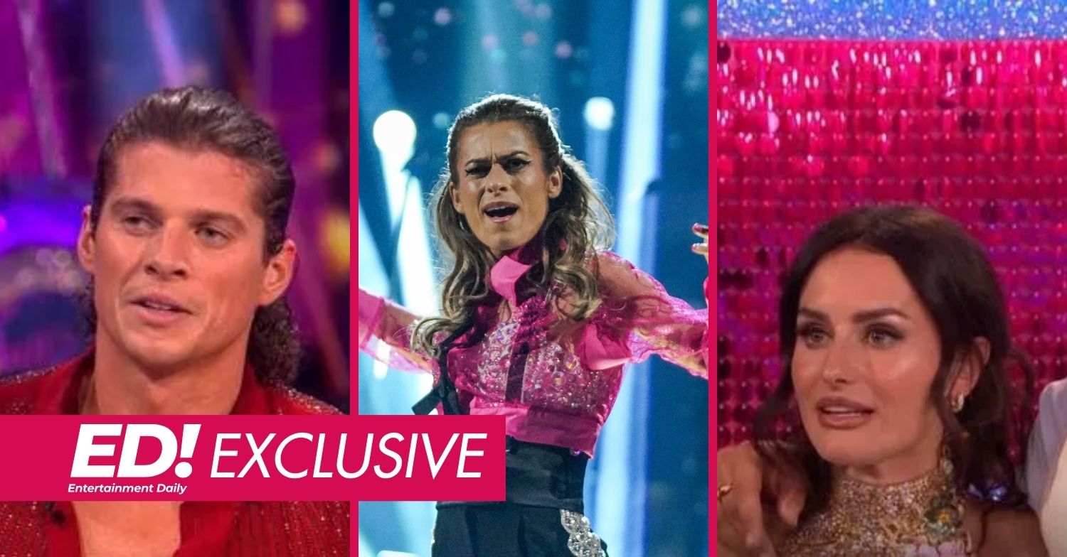 Lewis Cope, Karen Carney and Amber Davies on Strictly