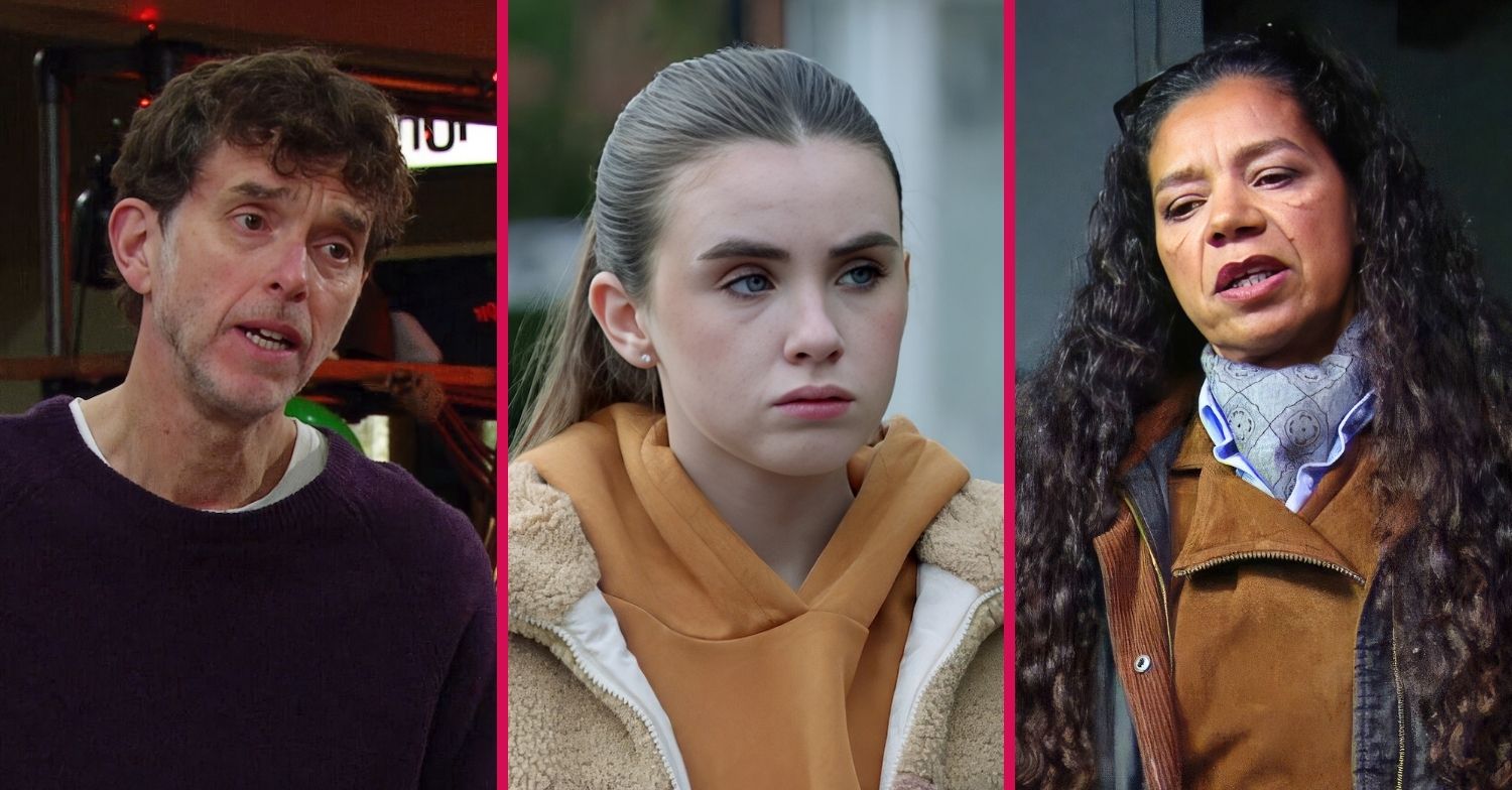 Marlon April and Celia in Emmerdale (Credit: ITV/Comp ED!)