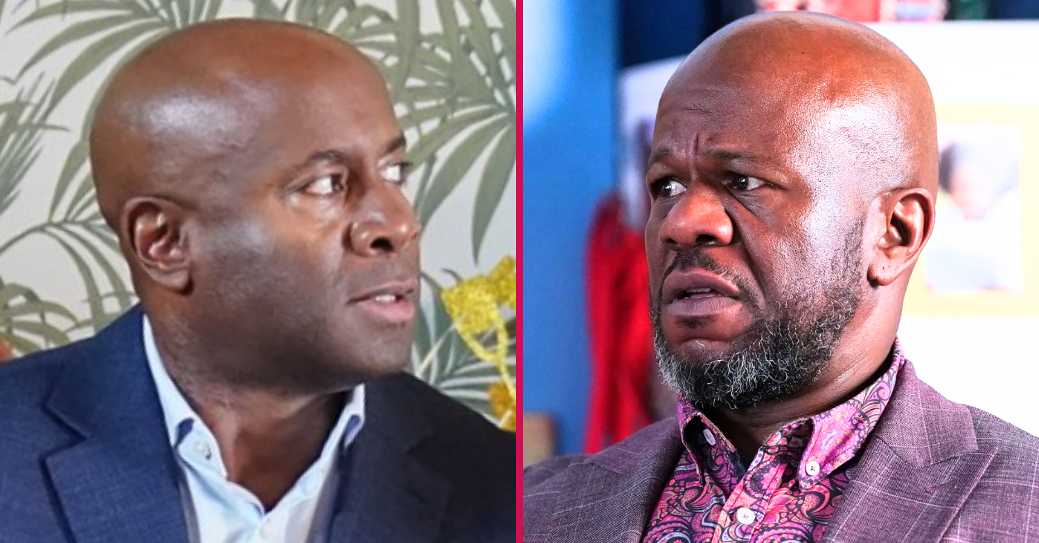 Composite image of Howie and Anthony on EastEnders (Credit: BBC/Composite: ED!)