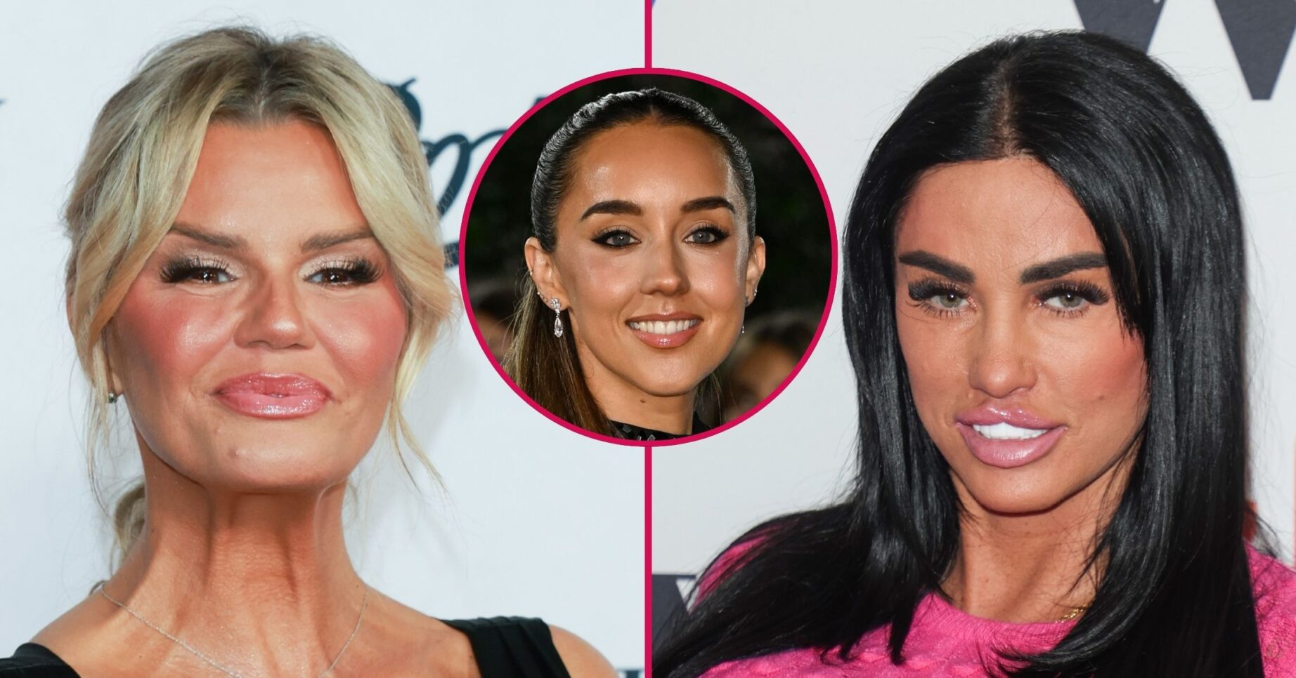 Kerry, Emily and Katie Price