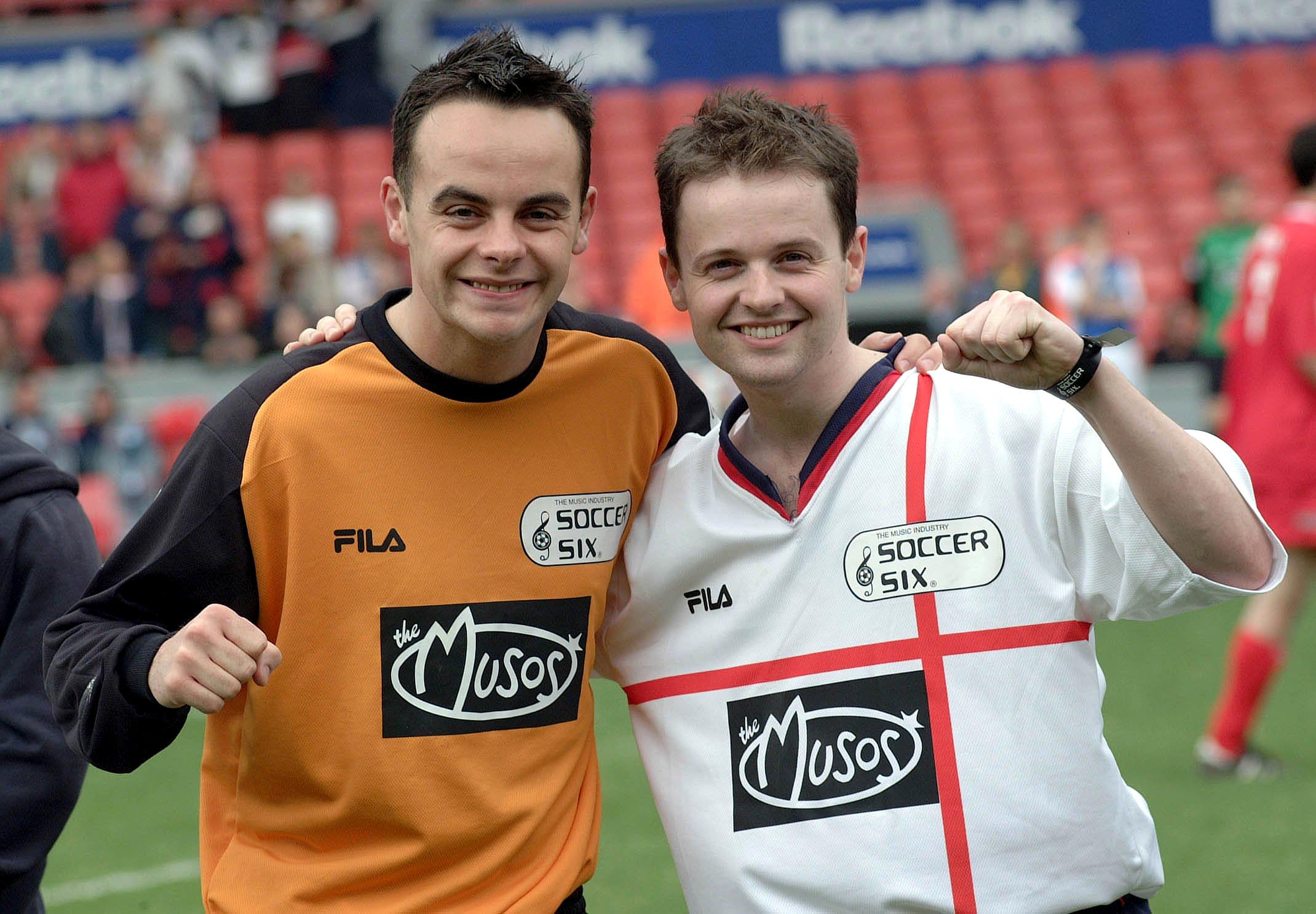 Ant and Dec smiling