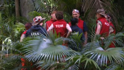 The I'm A Celebrity campmates gathered