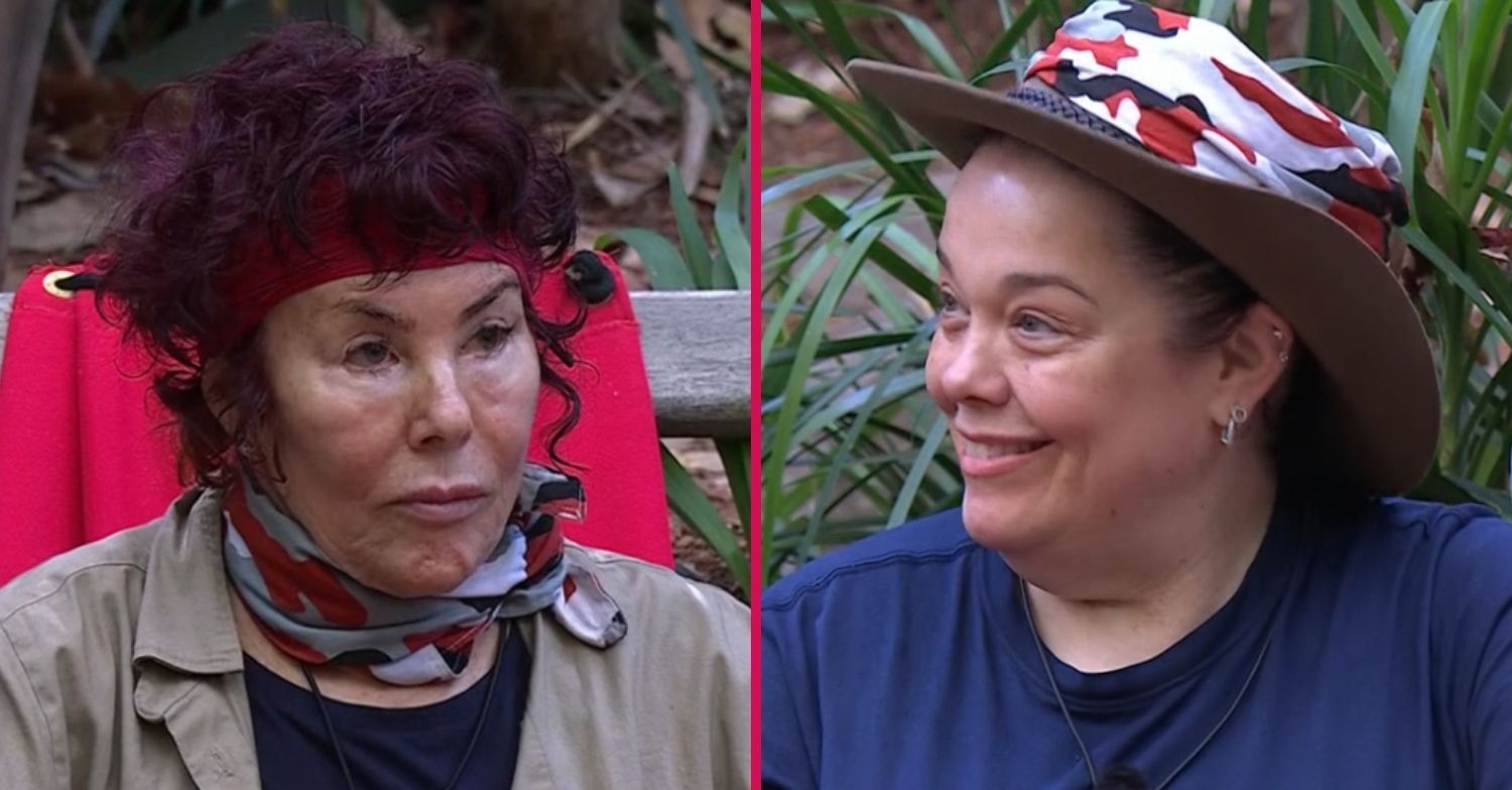 ED guide of Ruby Wax and Lisa Riley on I'm A Celebrity