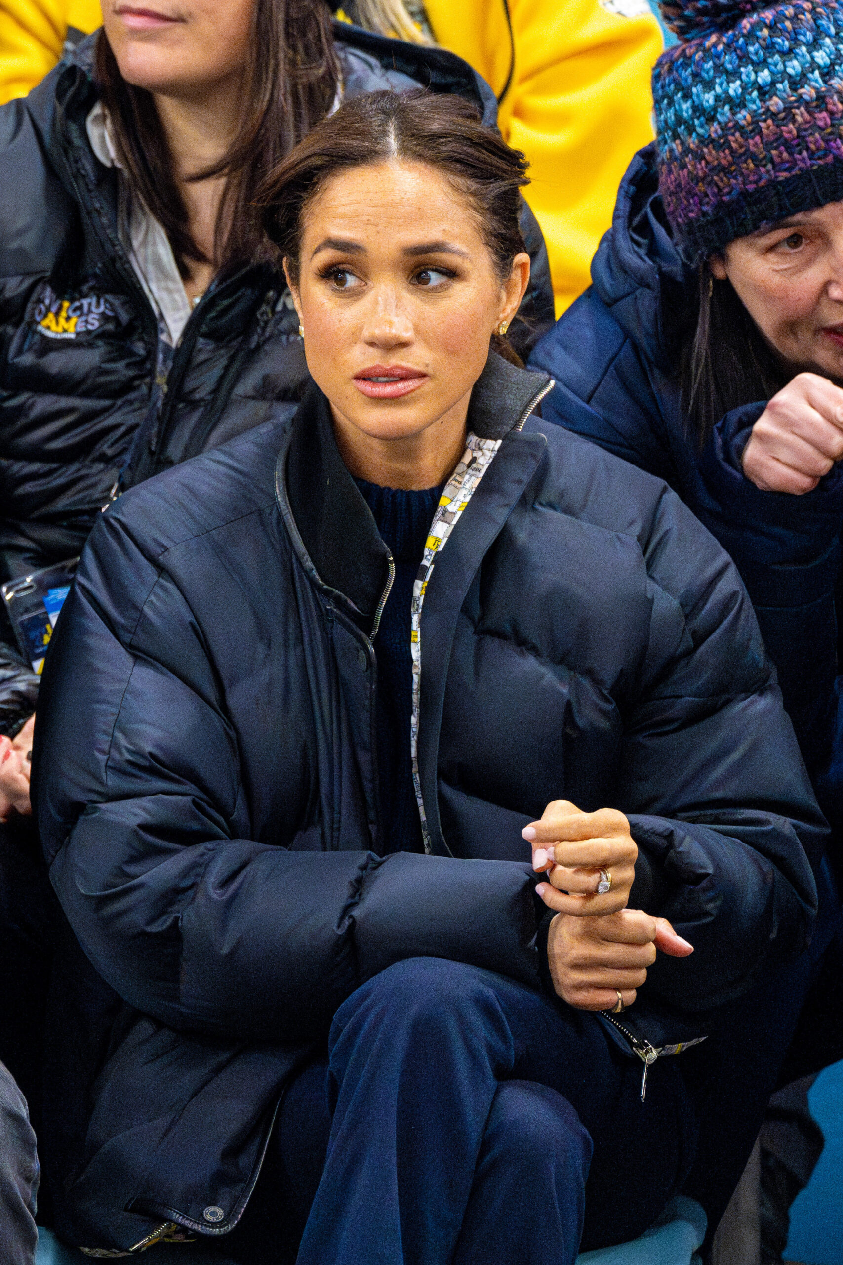 Meghan Markle in coat at Invictus Games