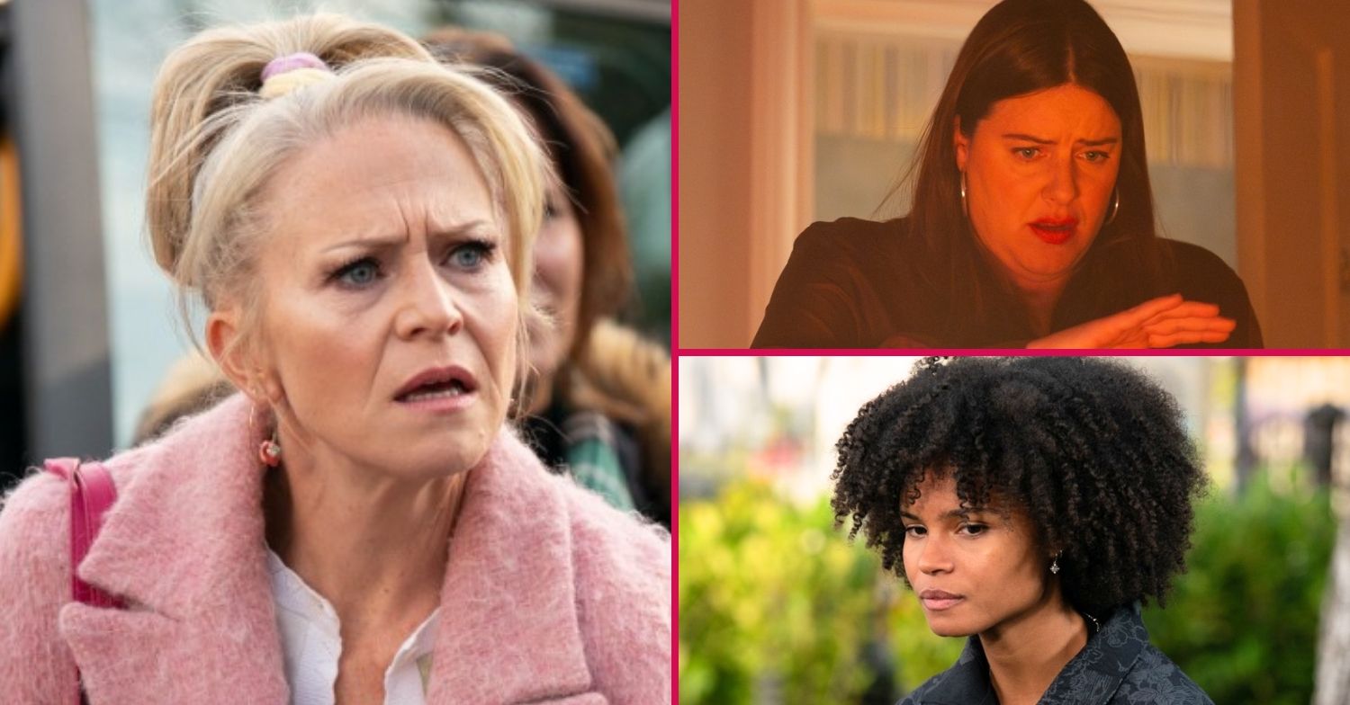 Composite image of Linda, Zoe and Jasmine in EastEnders spoilers (Credit: BBC/Composite: ED!)
