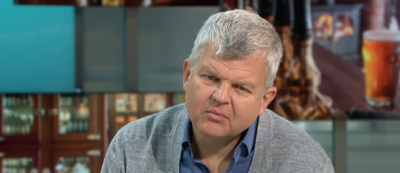Adrian Chiles speaking on GMB