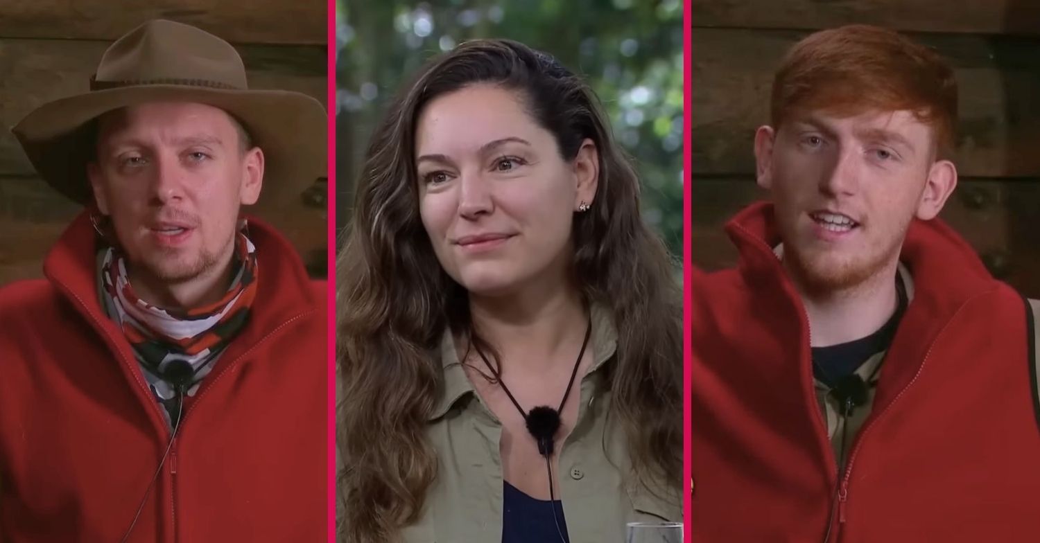 Aitch / Kelly Brook / Angry Ginge on I'm A Celebrity