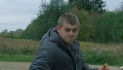 Dylan is in a bad way after being run over (Credit: ITV)