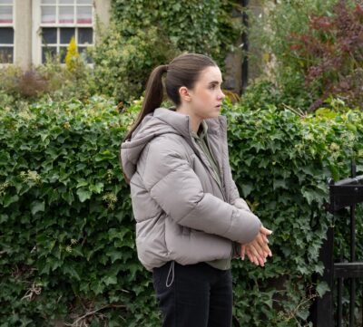 April trying to help in Emmerdale spoilers