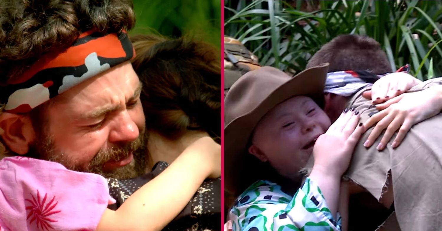 Jack Osbourne crying and Aitch hugging his sister