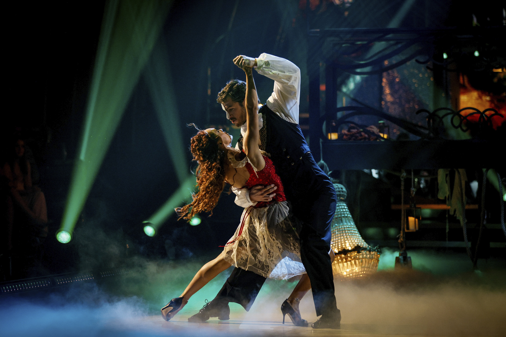 George and Alexis dance in Strictly Come Dancing Musicals Week