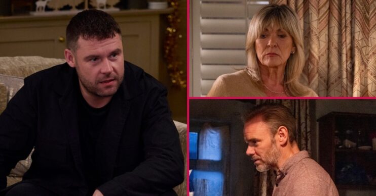 ED triple pic: Aaron / Kim / Ray in Emmerdale spoilers