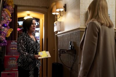Kat talks to Sam on EastEnders tonight