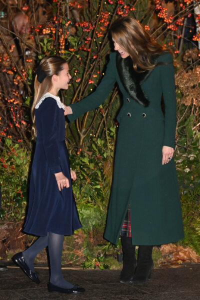 Princess Charlotte and Kate Middleton at Together at Christmas
