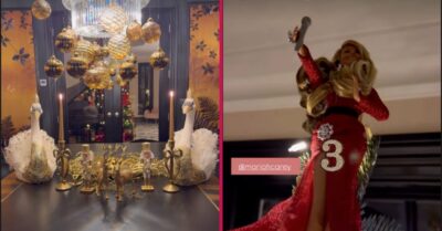 Amanda Holden's Christmas decorations