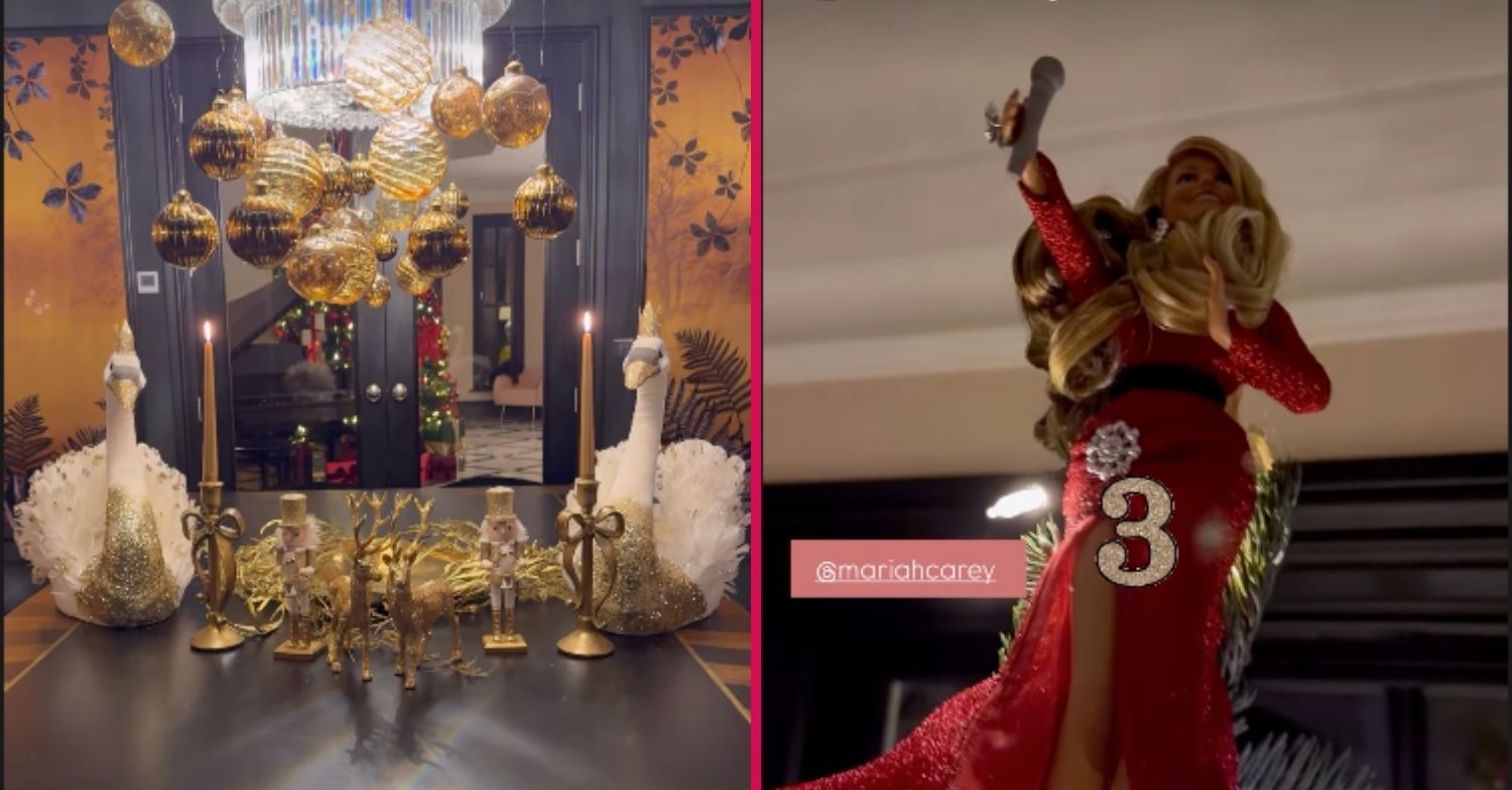 Amanda Holden's Christmas decorations