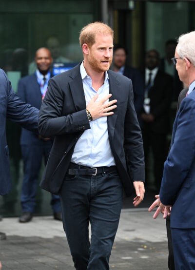 Prince Harry visiting Imperial College London