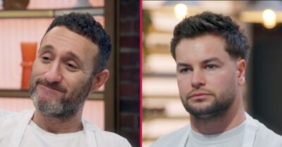 Chris and Antony on Celebrity MasterChef