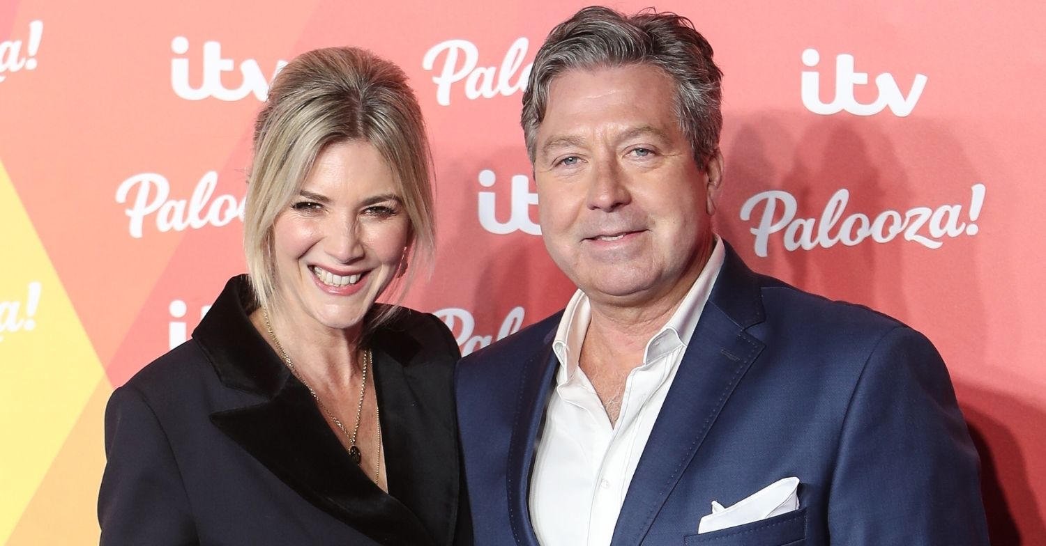John Torode and Lisa Faulkner at The ITV Palooza