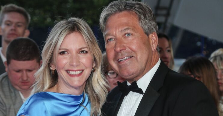 John Torode and Lisa Faulkner at the 2024 National Television Awards