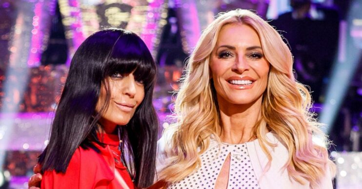 Claudia and Tess hosting Strictly