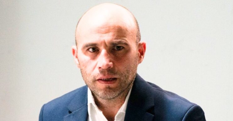 Teddy looks shocked on EastEnders (Credit: BBC/Composite: EI)