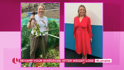 Claer Barrett before and after weight loss