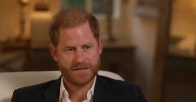 Prince Harry speaking in BBC interview