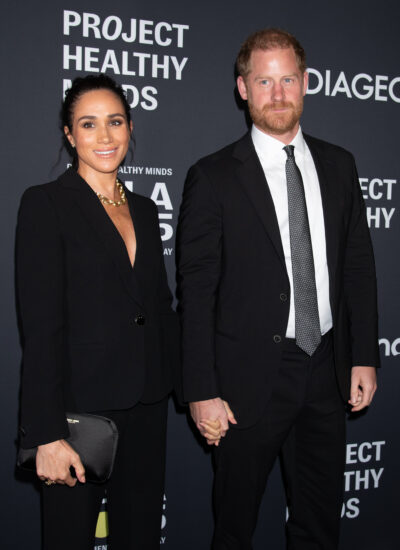 Harry and Meghan at Project Healthy Minds Gala